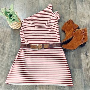 Anthropologie | Maeve Marketa Striped Dress Small